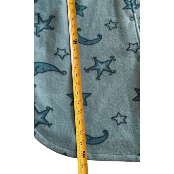 Moon Stars XL Fleece Robe Sleepwear Intimate Moments Women’s Button Up 1X READ - Picture 6 of 6